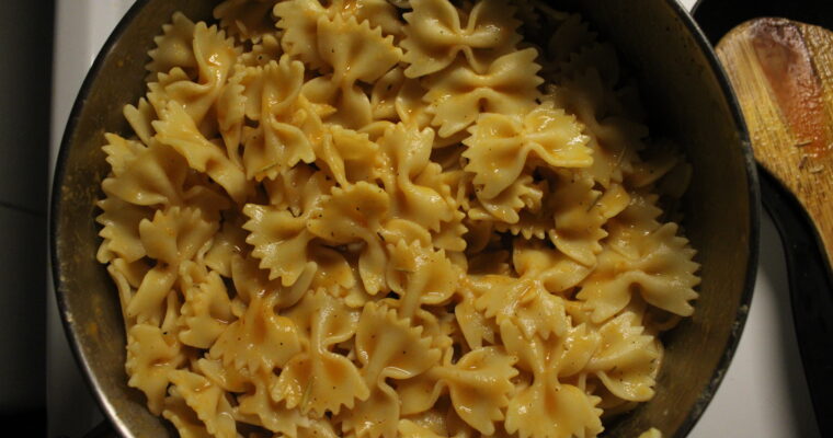 Creamy Pumpkin Pasta