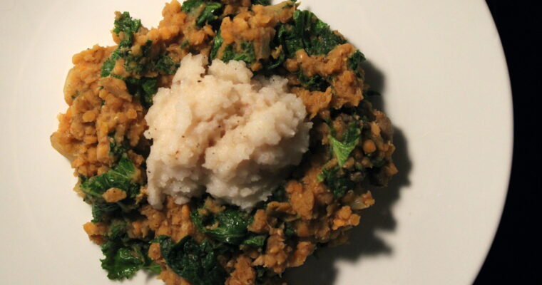 Mashed Rutabaga & Tamarind Lentils