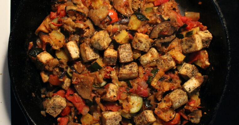 Acorn Squash & Tofu Ratatouille