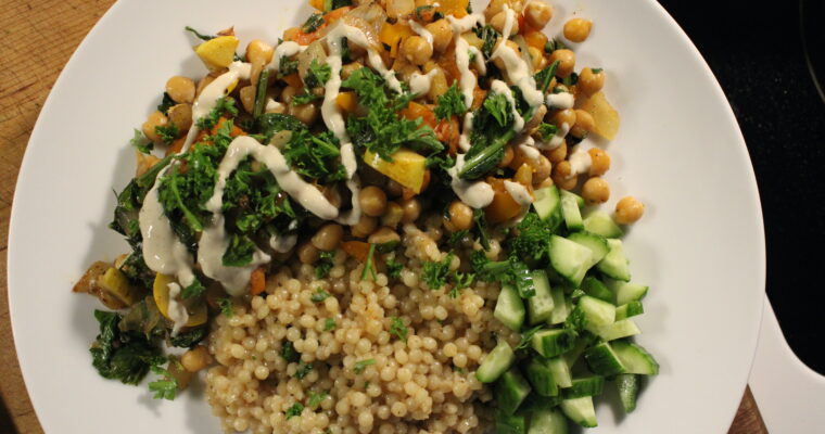 Chickpea & Couscous Mediterranean Bowl