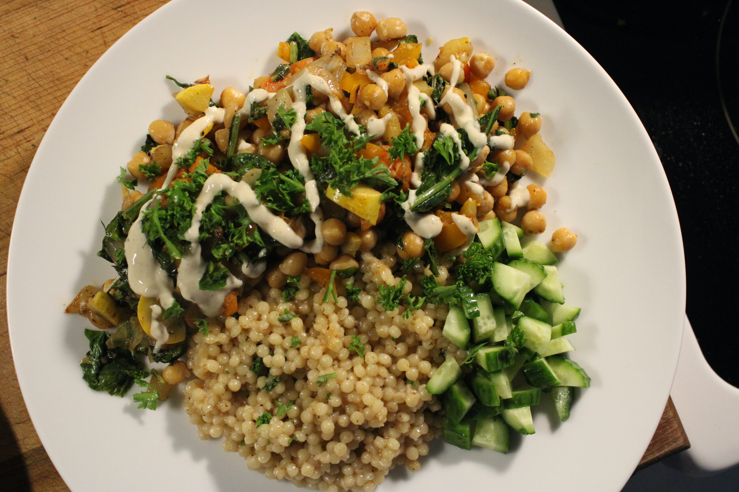 Chickpea & Couscous Mediterranean Bowl