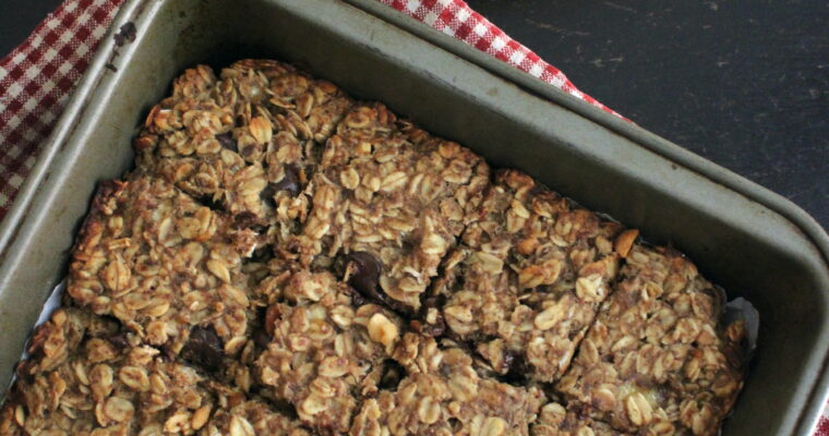 Banana Oat Bars