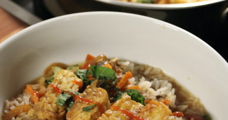 Tempeh “Katsu” Rice Bowl