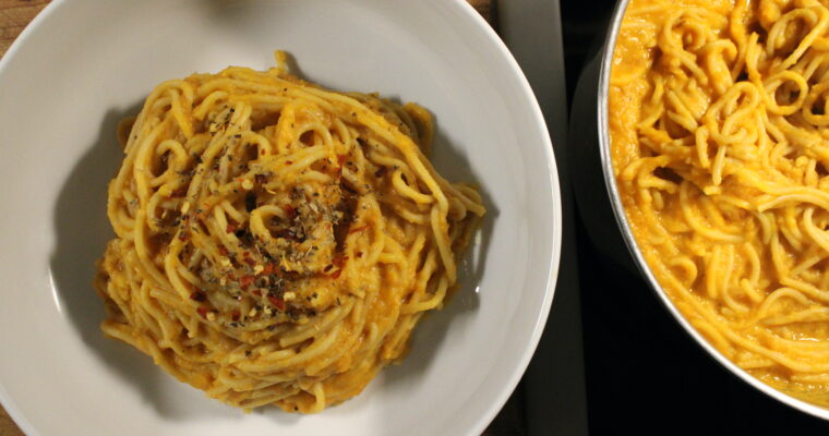 Spaghetti & Sweet Potato Sauce