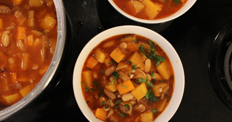 Rutabaga & White Bean Stew